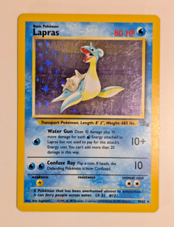 Lapras Fossil 10/62 Pokemon TCG - EX/MT - Image 4