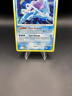Suicune 19/132 Holo Rare Secret Wonders Pokemon Cracked Ice Holo - DMG - Image 3