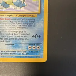 Pokemon TCG Blastoise Base Set Holo - Image 4