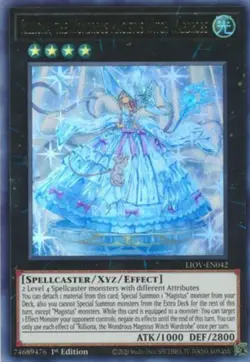 Yugioh! LP Rilliona, the Wondrous Magistus Witch Wardrobe - LIOV-EN042 - Ultra R - Image 1