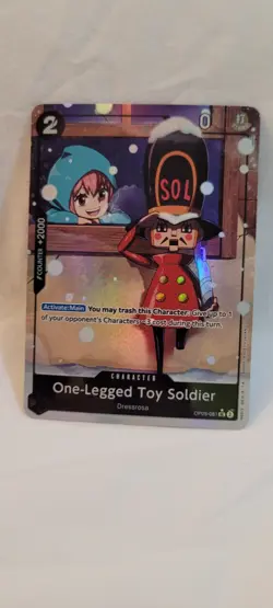 One Piece One-Legged Toy Soldier (Alternate Art) OP05-081 -The Best- Foil - Image 1