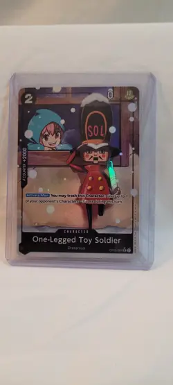 One Piece One-Legged Toy Soldier (Alternate Art) OP05-081 -The Best- Foil - Image 3