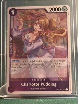 Bandai One Piece CCG Charlotte Pudding OP12-071 Character 2000 Power OP12 Eng - Image 1