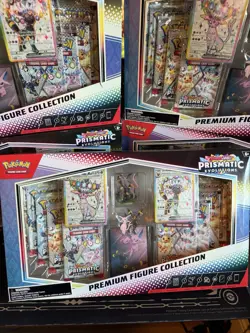 Pokemon TCG Prismatic Evolutions Premium Figure Collection Brand New & Sealed - Image 2