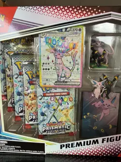 Pokemon TCG Prismatic Evolutions Premium Figure Collection Sealed New - Image 5