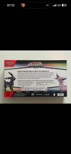 Pokemon TCG : S&V Prismatic Evolutions - Premium Figure Collection New & Sealed✅ - Image 3