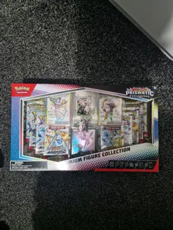 Pokemon TCG Prismatic Evolutions Premium Figure Collection Box New Sealed PKC - Image 1