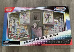 Pokemon TCG Prismatic Evolutions Premium Figure Collection New Sealed Box Damage - Image 1