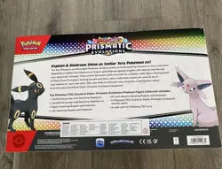 Pokemon TCG Prismatic Evolutions Premium Figure Collection New Sealed Box Damage - Image 2