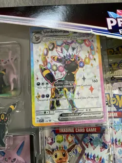 Pokemon TCG Prismatic Evolutions Premium Figure Collection New Sealed Box Damage - Image 4