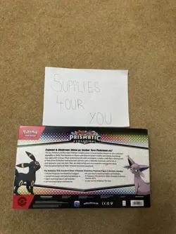 Pokemon TCG Prismatic Evolutions Premium Figure Collection – New/Sealed ✅ - Image 3