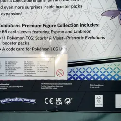 Pokemon TCG Prismatic Evolutions Premium Figure Collection – New/Sealed - Image 3