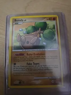 Pokemon TCG Bonsly Card 71/130 Regular Common - Image 1
