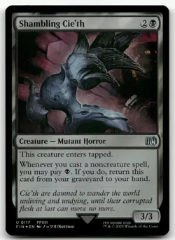 Shambling Cie'th #117 (Foil) (NM) Final Fantasy FIN Magic MTG - Image 1