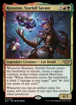 Roxanne, Starfall Savant - #228 - Outlaws of Thunder Junction - NM MTG - Image 1