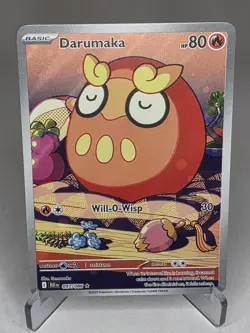 Darumaka Illustration Rare 🌟 Pokemon TCG Black Bolt 097/086 IR - Image 1