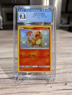 CGC 9.5💎 Charmander SV6/SV94 - Hidden Fates Shiny Vault Pokemon 10 Gem Mint - Image 1