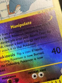 Pokemon TCG Gengar 10/144 Skyridge Reverse Holo VERY CLEAN Nintendo Rare Card - Image 3