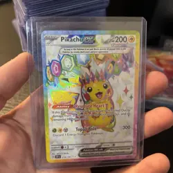 Pikachu ex 219/191 Sv08: Surging Sparks Holo Pokemon - Image 1