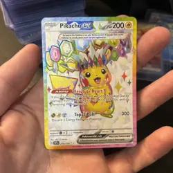 Pikachu ex 219/191 Sv08: Surging Sparks Holo Pokemon - Image 2