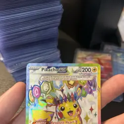 Pikachu ex 219/191 Sv08: Surging Sparks Holo Pokemon - Image 3