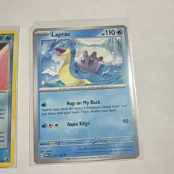 Pokemon Corsola & Lapras Set - 2005, 2023 2 Card Lot 37/115, 131/165 2 Card Lot - Image 3