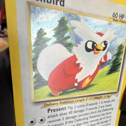 Pokemon TCG Delibird Neo Revelation 5/64 2000 60 HP Rare Holo Card - Image 2
