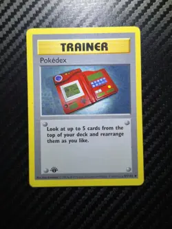Pokemon Card - 1st Edition Pokedex Base Set (Shadowless) 87/102 - Image 1