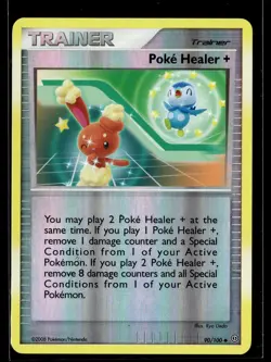 Pokemon TCG Stormfront #90/100 Poke Healer + Reverse Holo NM - Image 1