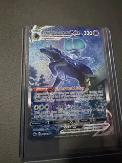 Pokemon TCG Shadow Rider Calyrex VMAX Sword & Shield Chilling Reign 205/198 - Image 1