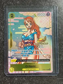 One Piece TCG O-Nami Championship 25-26 Stamped Event Pack Promo - Image 1
