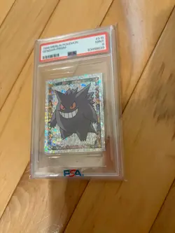 Pokemon 1999 Gengar #S15 Merlin Prism Sticker PSA 9 - Image 1