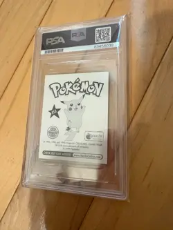 Pokemon 1999 Gengar #S15 Merlin Prism Sticker PSA 9 - Image 2