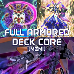 YuGiOh Full Armored MZMI Deck Core Bundle 9 Cards - Image 1