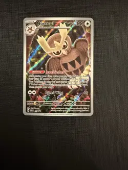 Pokemon TCG Noctowl #141 Sealed, Stellar Crown Promo Card, NM Condition - Image 1