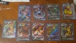 9x Chinese Pokemon TCG VMAX mixed card lot eeveelutions rayquaza - Image 1