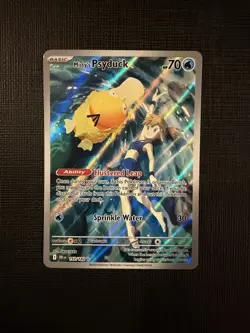 Misty's Psyduck 193/182 Sv10: Destined Rivals Illustration Rare Pokemon NM - Image 1