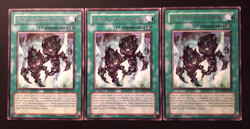 Yu-Gi-Oh! 3x Feuer des jungsten Gerichts, PTDN-DE055, Rare, 1. /2.A., GD/GD/LP - Image 1