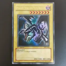 Dragon Noir aux Yeux Rouges DDJ-F001 1ere Edition FR Yu-Gi-Oh - Image 1