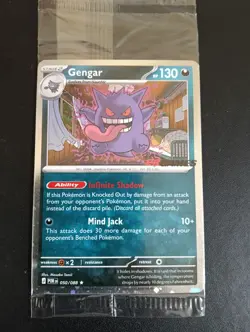 SEALED EB Games Australia Exclusive Gengar 050/088 Promo Pokemon Card English - Image 1
