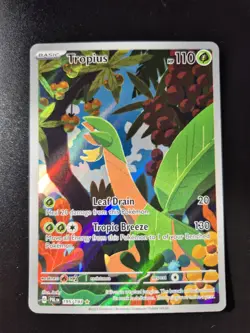Pokemon TCG Tropius Scarlet & Violet Paldea Evolved 195/193 Illustration Rare NM - Image 1