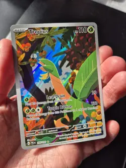 Pokemon TCG Tropius Scarlet & Violet Paldea Evolved 195/193 Illustration Rare NM - Image 3