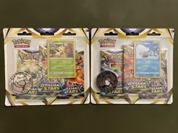 Pokemon Brilliant Stars 3 Pack Blister Sealed x 2 ( glaceon and leafeon set) - Image 1