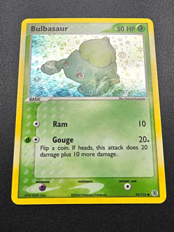 Pokemon TCG: Bulbasaur Reverse Holo 55/112 Fire Red & Leaf Green LP - Image 3