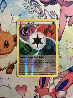 Pokemon Card Blend Energy Dragons Exalted Reverse Holo 117/124 Damaged - Image 1