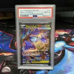 PSA 10 GEM MINT Mega Latias Ex 181/132 SIR HOLO ME01 Pokemon Card 816 - Image 1