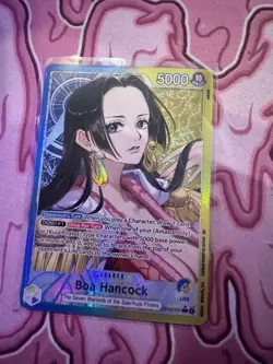One Piece CCG TCG Boa Hancock Alt Art Leader OP-14 English - Image 1