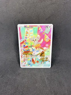 Minccino 182/162 Temporal Forces Illustration Rare Pokemon TCG - Image 1