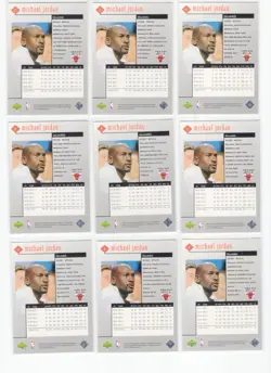 34x Michael Jordan MINT 1999 UD Black UD Upper Deck Basketball Cards - Image 4