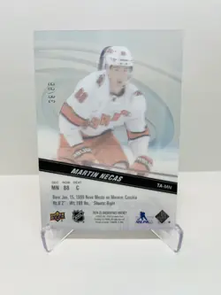Martin Necas 2024-25 Upper Deck Credentials Acetate Ticket Access Hurricanes /99 - Image 2